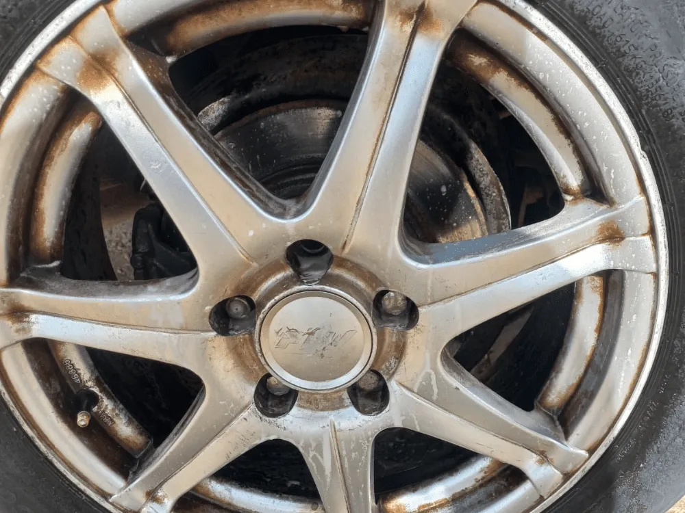 Rusty wheels – Before